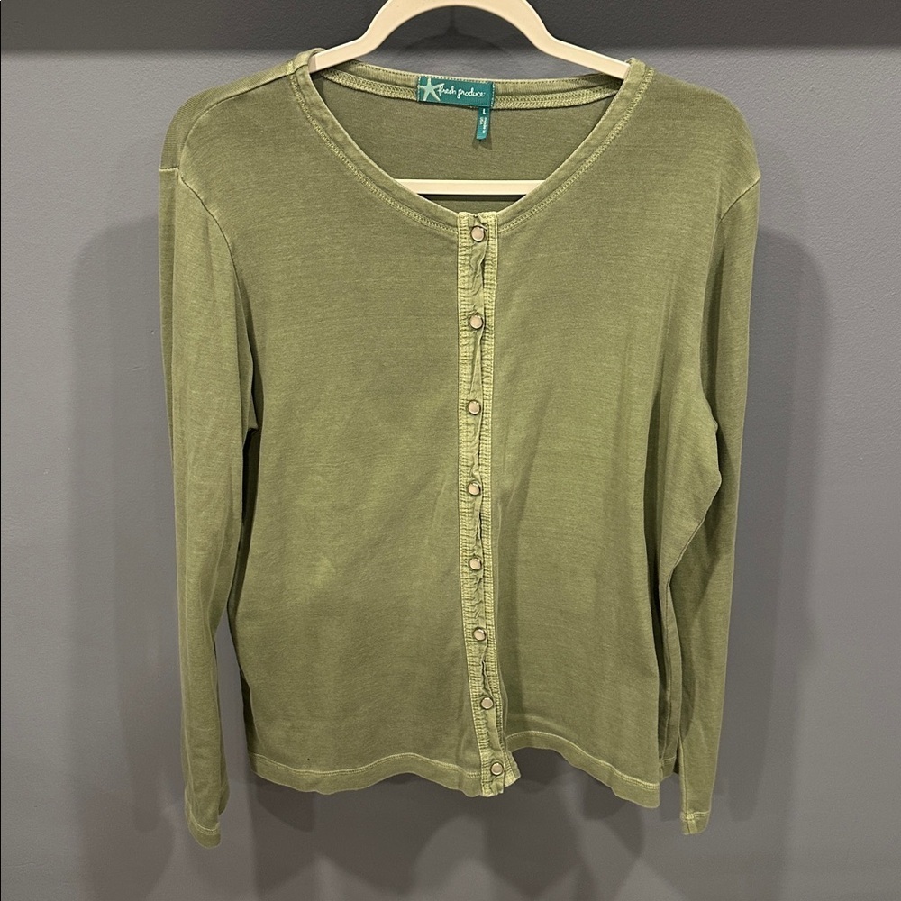 Fresh Produce Baby Rib Cardigan
